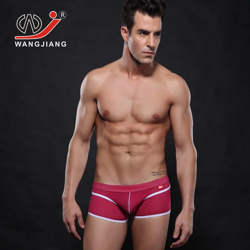 4003 PJ 3 meihong WJ сексуальное мужское нижнее белье боксеры мужские Calzoncillos Hombre боксеры Marca Cuecas Slip Homme Мужское нижнее белье спандекс низкая посадка боксеры - Цвет: 4003 PJ 3 meihong