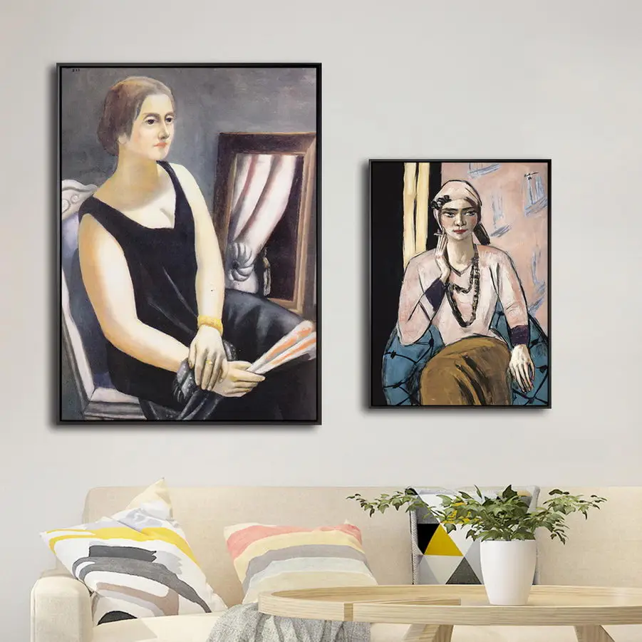 Домашний декор печать на холсте настенные картины для гостиной плакаты Max Beckmann |