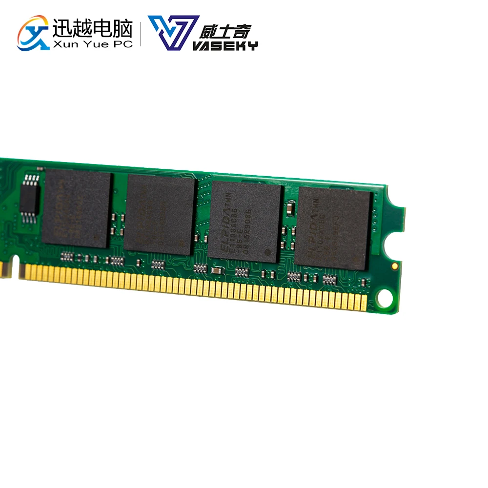 Vaseky 2 Гб настольной памяти PC2 6400 DDR2 800 МГц Компьютерная память модуль 2 г 800 PC2-6400 ПК ram