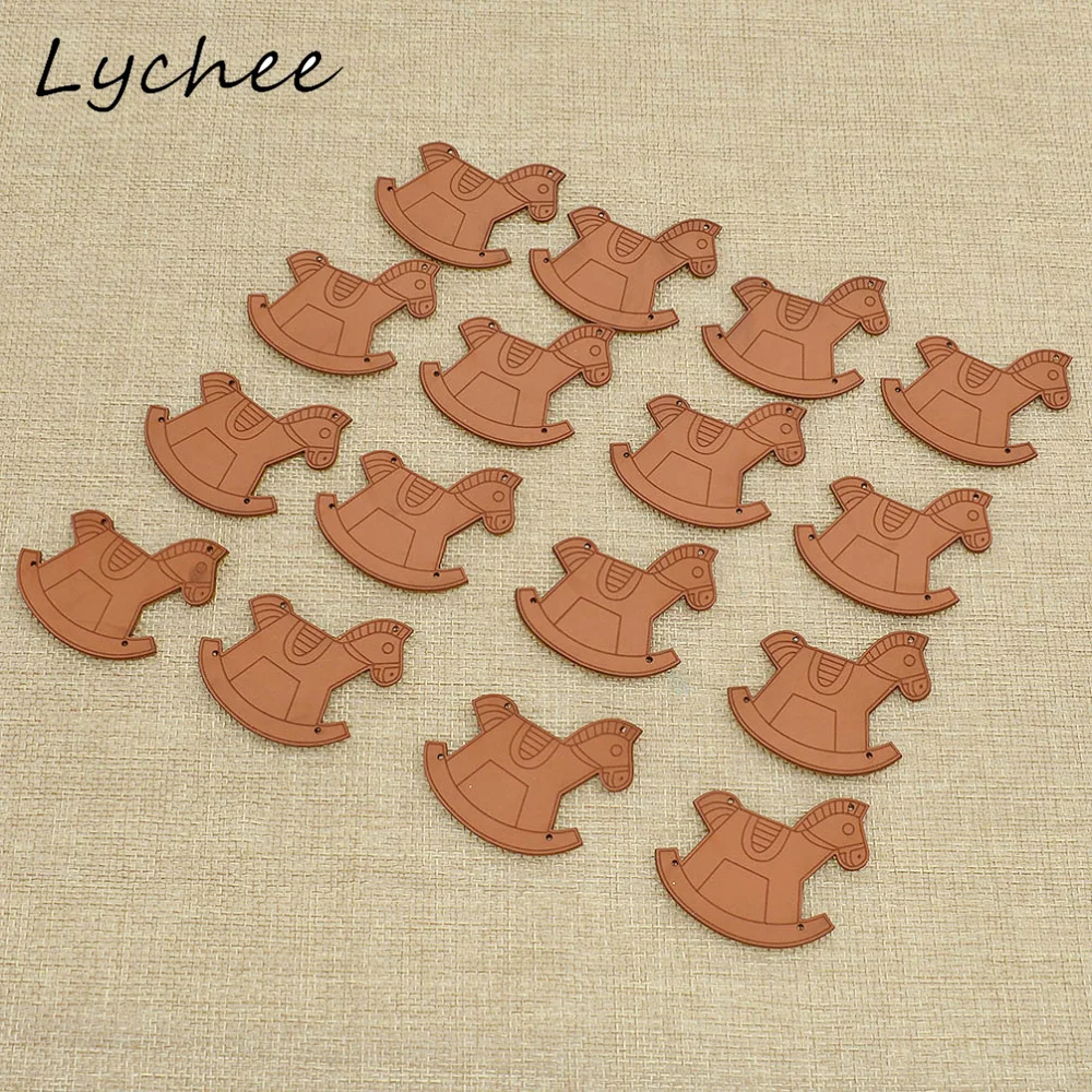 Lychee 20 шт. прекрасная швейная машина трояновая лошадь этикетка сумка для одежды