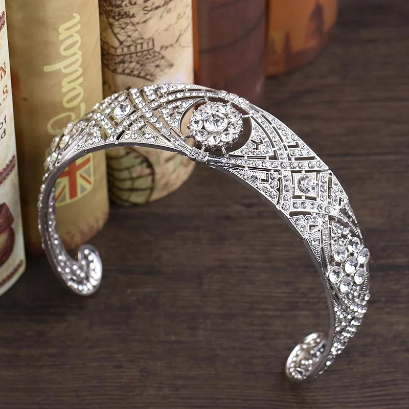 Свадебная тиара с кристаллами FORSEVEN Bride Princess Стразы для выпускного вечера Женская