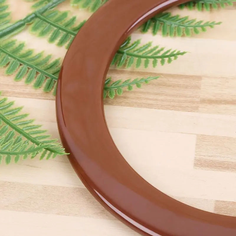 Высокое качество 1 шт. новая сумка тоут круглая пластиковая ручка DIY кошелек