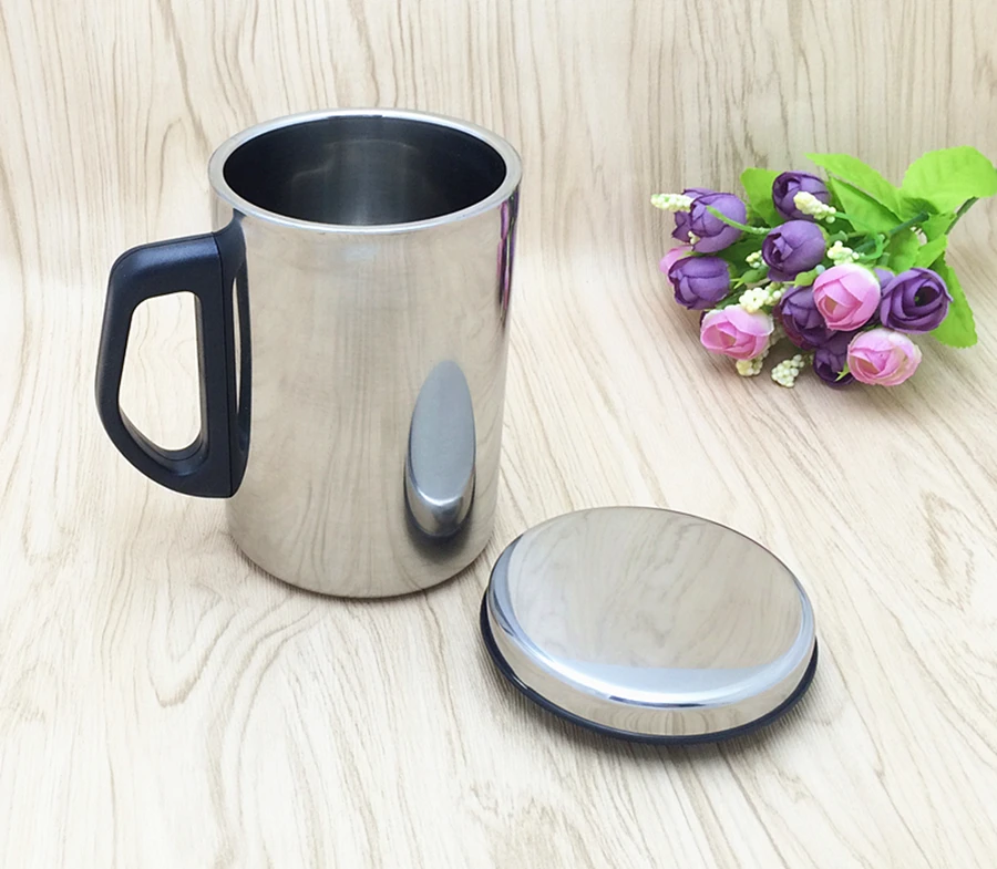 350 мл Нержавеющая сталь кружка Кофе Кубок пива с двойными стенками воды Кружка