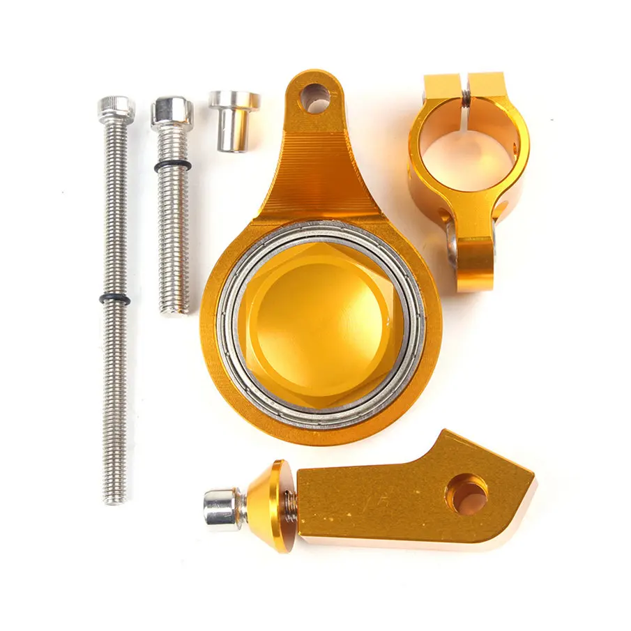 

CNC Steering Damper Stabilizer Bracket Mount Kit For Yamaha YZF R6 2006-2012 2007 2008 2009 2010 2011
