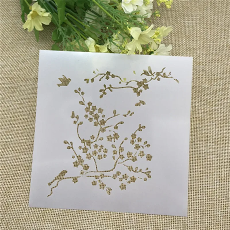1 лист весенние трафареты для скрапбукинга фотоальбома|stencil for diy|stencils diy
