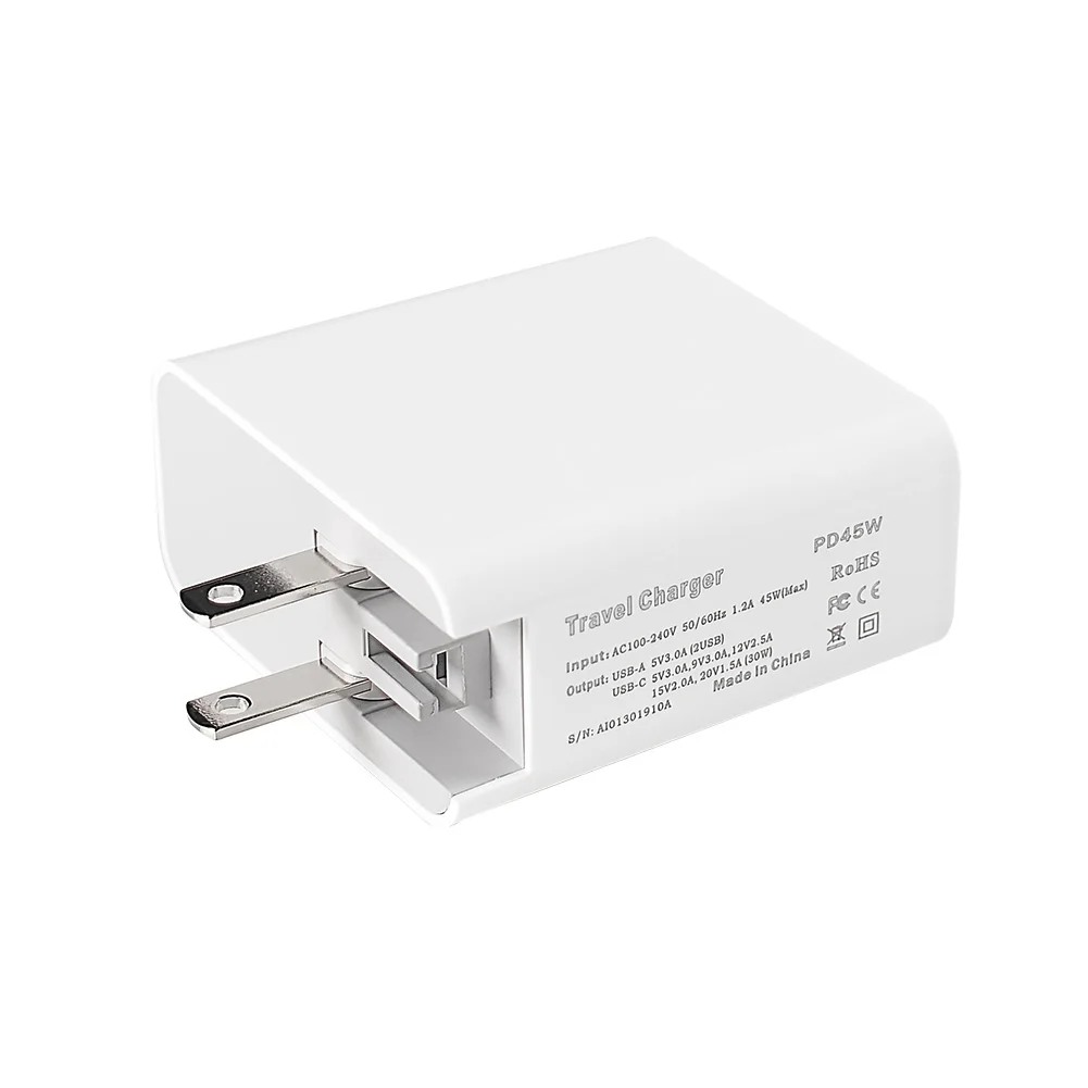 Новое настенное зарядное устройство 45 Вт адаптер питания PD для ноутбука MacBook Pro