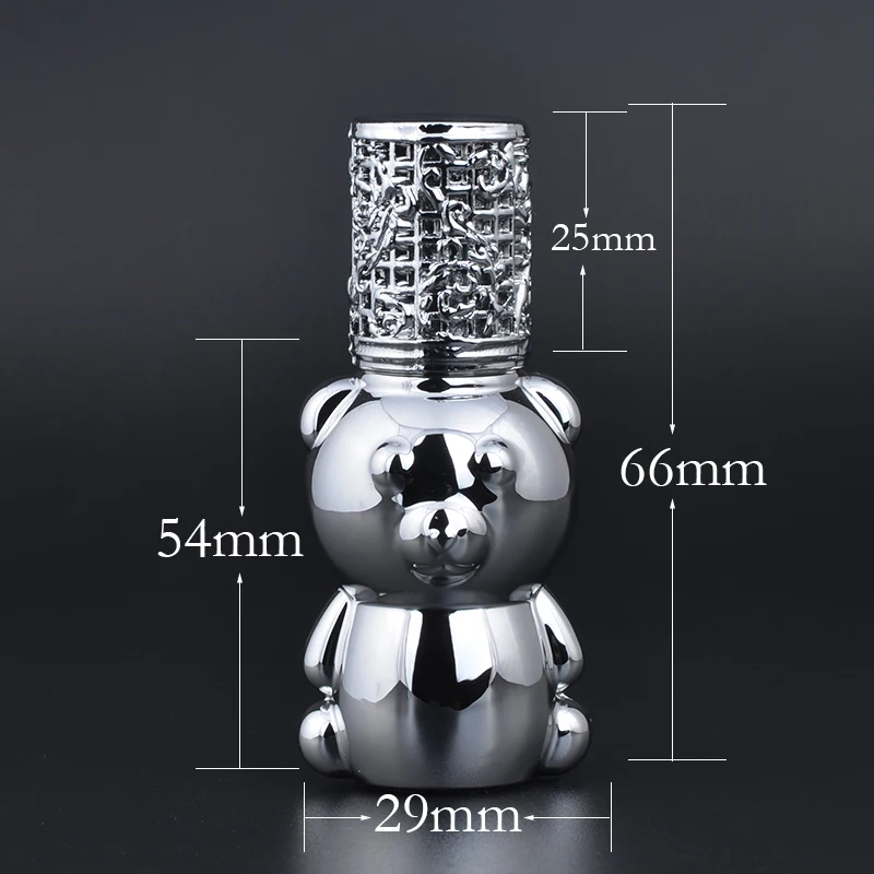 MUB-Lovely Bear 8 мл УФ-стеклянные бутылки для духов модный Мини Подарочный пакет пустая