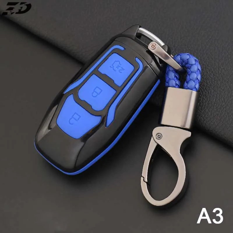Автомобилей для укладки ключа обложка чехол Брелок для Ford Fusion Mondeo Mustang Taurus F150 Explorer край Lincoln МК