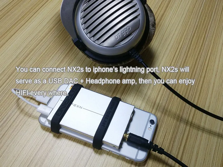 Topping NX2S ультра тонкий HIFI DAC портативный усилитель для наушников LMH6643+ OPA1652 9 мм ультра тонкий усилитель