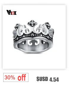 Vnox 8mm Black Men Ring Titanium Carbide Men's Jewelry Wedding Bands Classic Boyfriend Gift