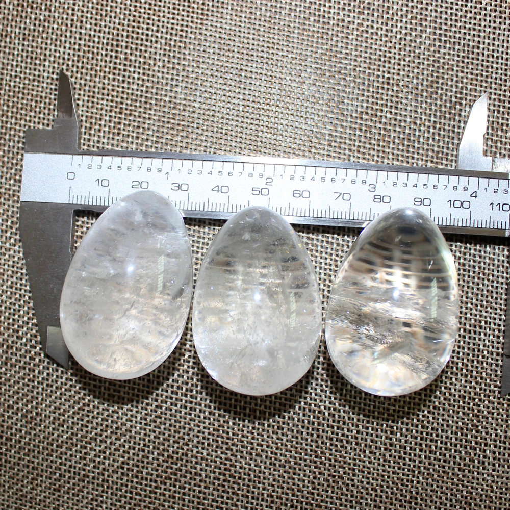 1 шт. 45 мм * 30 непросверленный кегелиевый яйцо Rock Quartz Yoni мышцы Кегеля упражнения