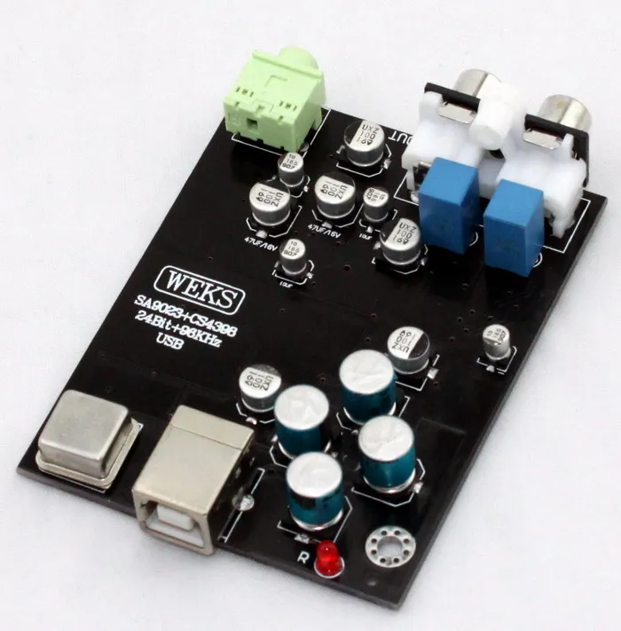Плата декодера SA9023 USB CS4398 OPA2132 для 32 Ом усилителя|Усилители мощности| |