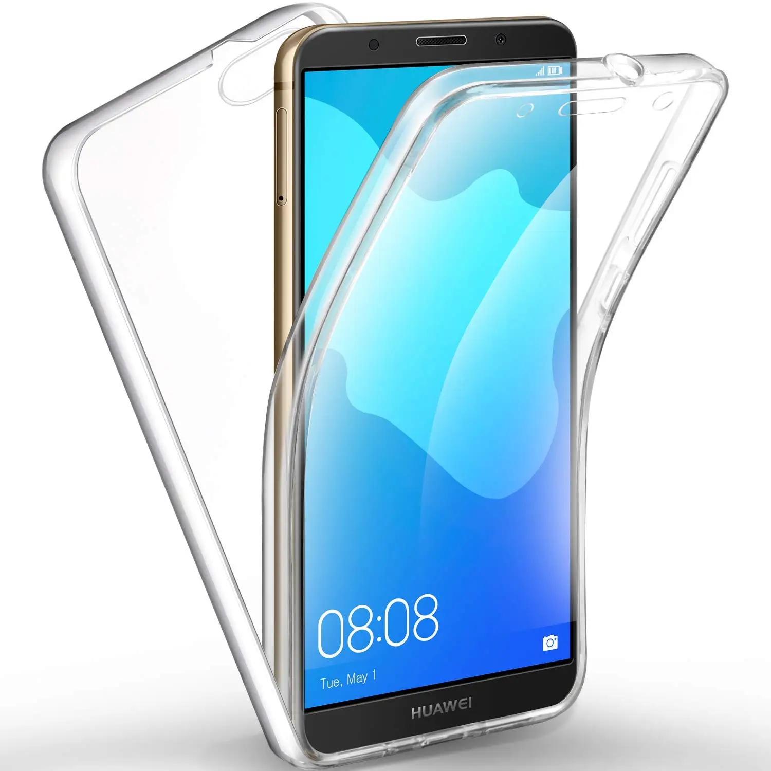 360 Полный корпус чехол для huawei Y5 АНМ LX1 LX2 LX3 LX9 спереди PET Крышка ПК чехол для huawei Y5 DRA-L21 Y5 Prime Lite