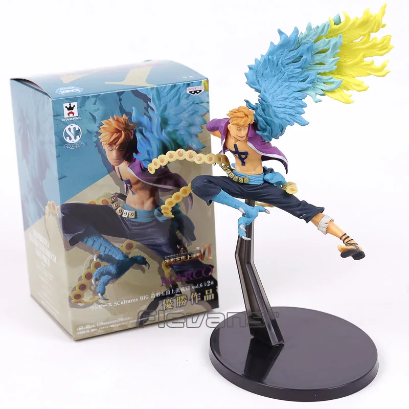 SC sculture Big 6 Vol.6 Marco Phoenix ПВХ фигурка Коллекционная модель игрушки 24 см|model toy|one pieceanime