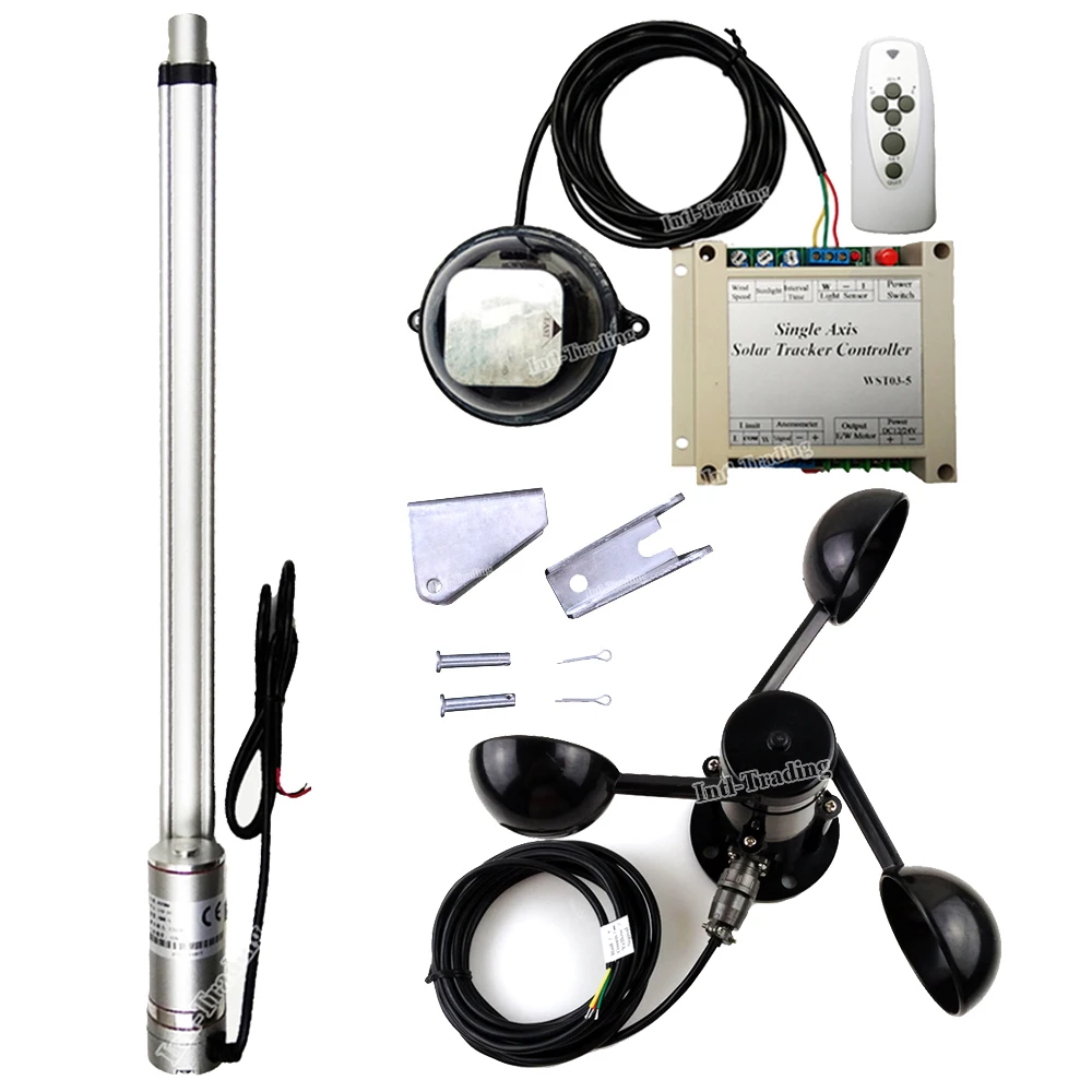 Трекер панели солнечных батарей одноосный полный набор для отслеживания 1500N 18