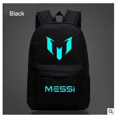 Black Список Lionel Messi рюкзак модный Повседневный Рюкзак подростковый мужской wo мужской студенческий школьный рюкзак дорожная сумка FN893 - Цвет: Black