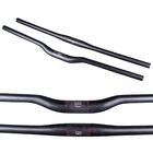 Горный велосипедный руль, 3K матовый карбоновый руль, плоскийподъемный велосипедный руль, 31,8 мм, детали для велосипеда MTB