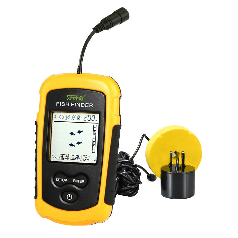 

100M Portable LCD Fish Lucky Finders Fishing with Echo Sounder Finder Color Screen Wired Wireless Underwater Camera Fish Ginder