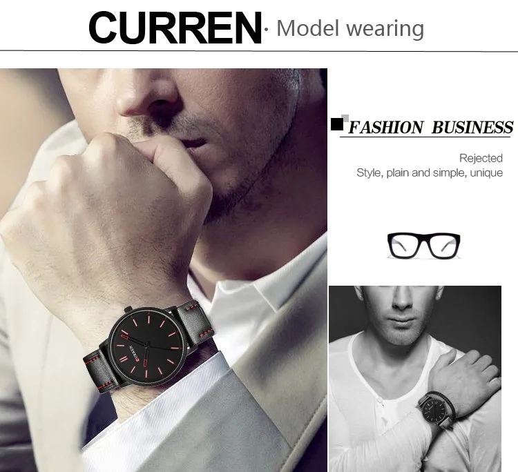 Модный Топ Luxury Brand Curren Часы Для мужчин Сталь сетка ремень кварц-часы ультра тонкий циферблат часов Для мужчин Relogio masculino 8233