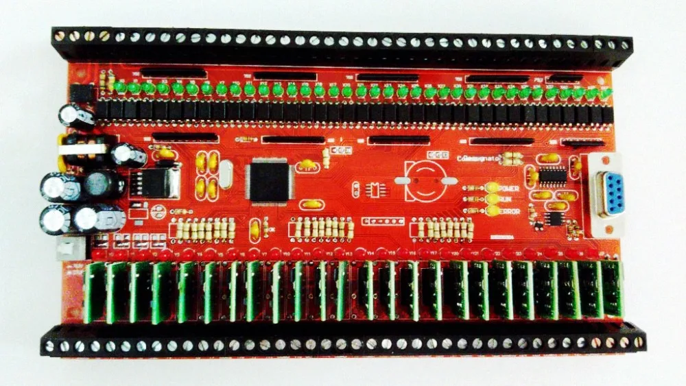 Бесплатная доставка ПЛК 51 плата промышленного управления FX1N 60MR / 60MT модуль