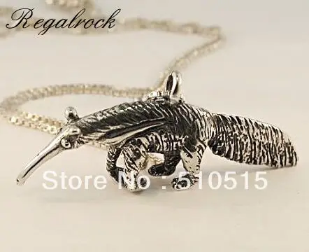 Regalrock гигантское ожерелье с антенкой 3D Малайское животное панголин подвеска