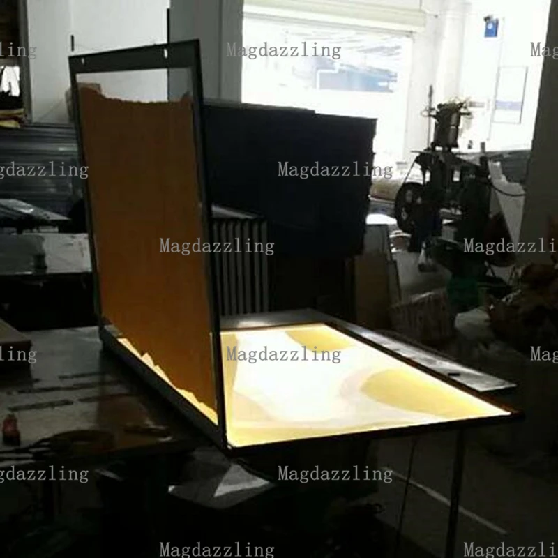 Запираемая наружная Водонепроницаемая алюминиевая рамка размера A0 светодиодный