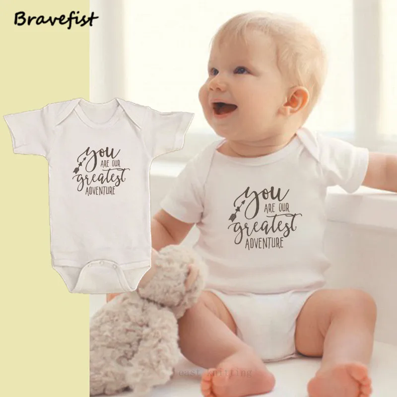 Monos con estampado de letras para beb&eacute; de 0 a 24 meses, monos infantiles de alta calidad, ropa de algod&oacute;n para ni&ntilde;os y ni&ntilde;as, monos para reci&eacute;n nacidos, Tops-1