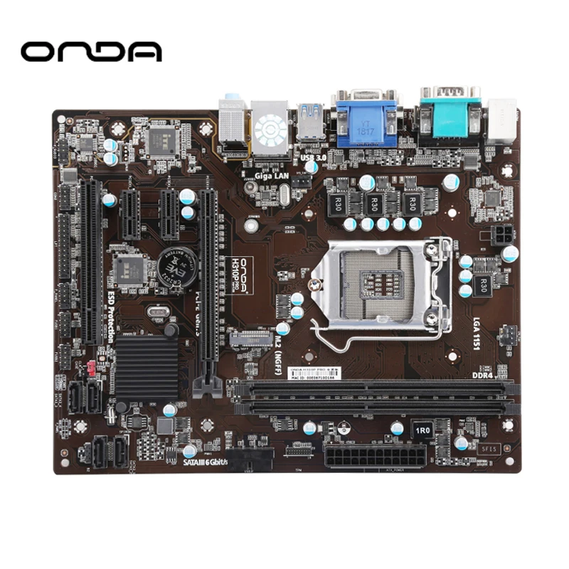 Материнская плата Onda H310P PRO материнская LGA 1151 настольный процессор DDR4 память 32 ГБ