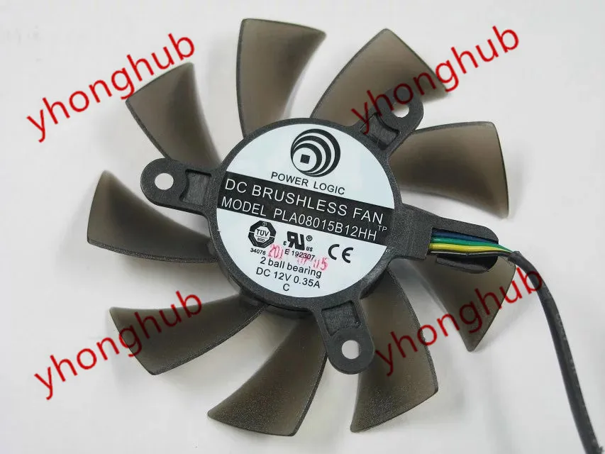 Вентилятор охлаждения сервера POWER LOGIC PLA08015B12HH DC 12 В 0 35 А