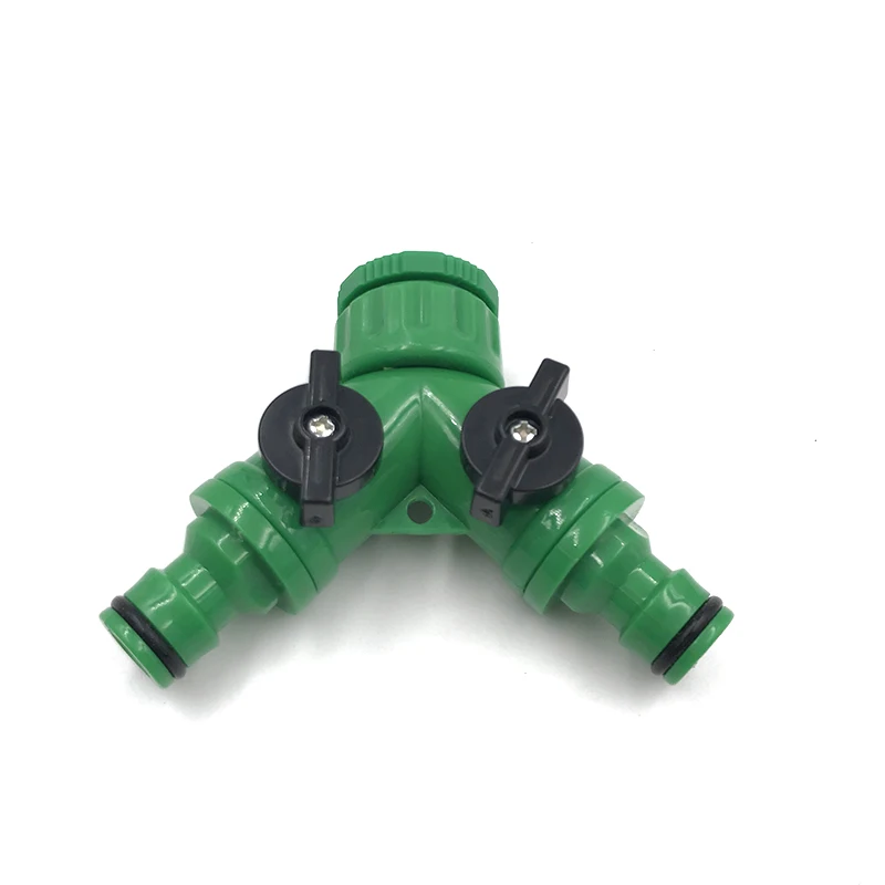 Сплиттер для водопроводного крана 1/2 &quotи 3/4&quot 2 сторонний быстроразъемный