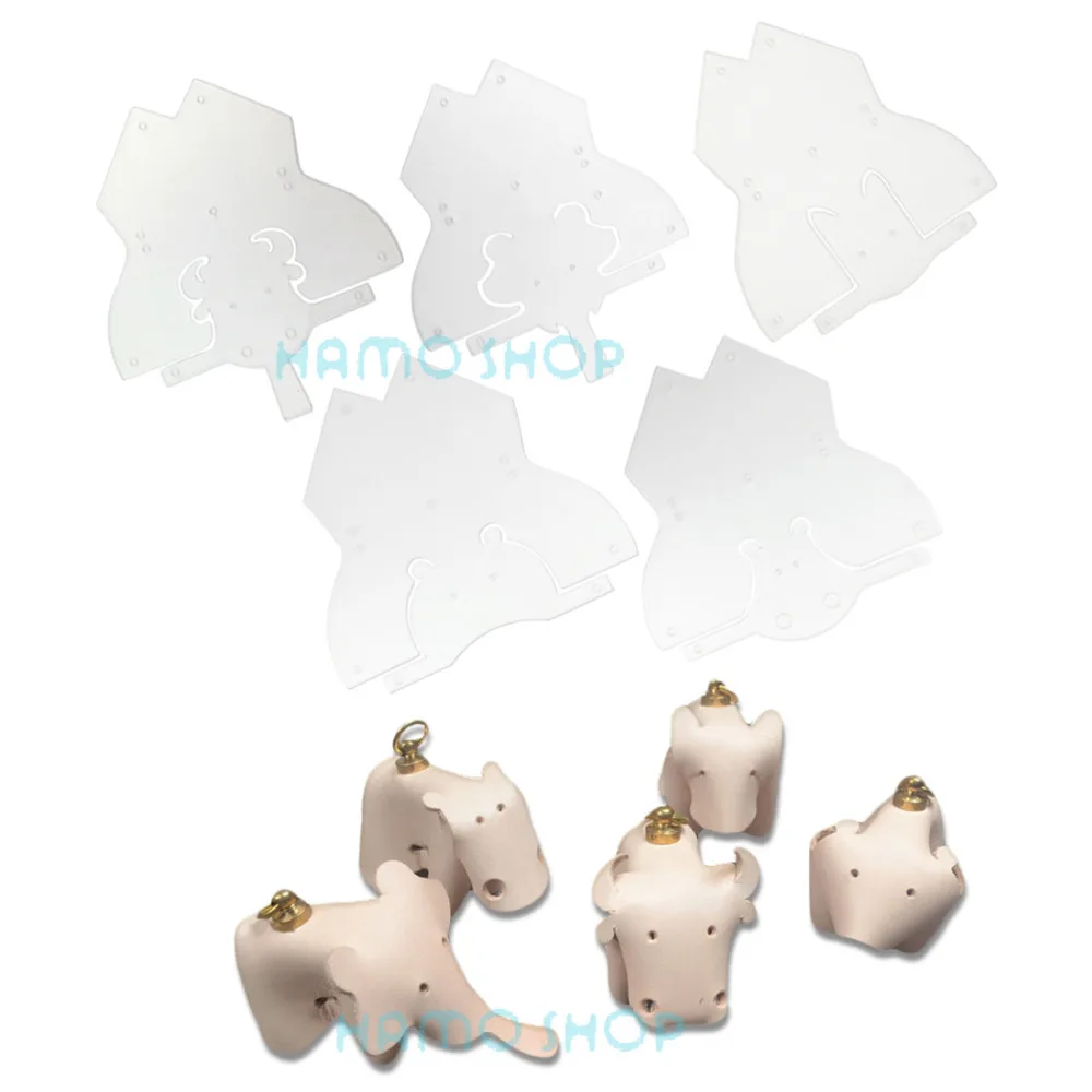 Ремесленный шаблон сделай сам для кожи 1 шт. ремесленный прозрачная кожаная