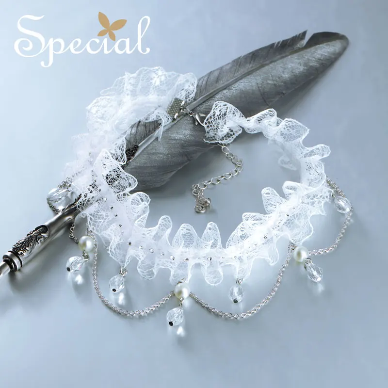 Специальные марки Мода колье Ожерелья и Подвески Романтический Кружева Макси