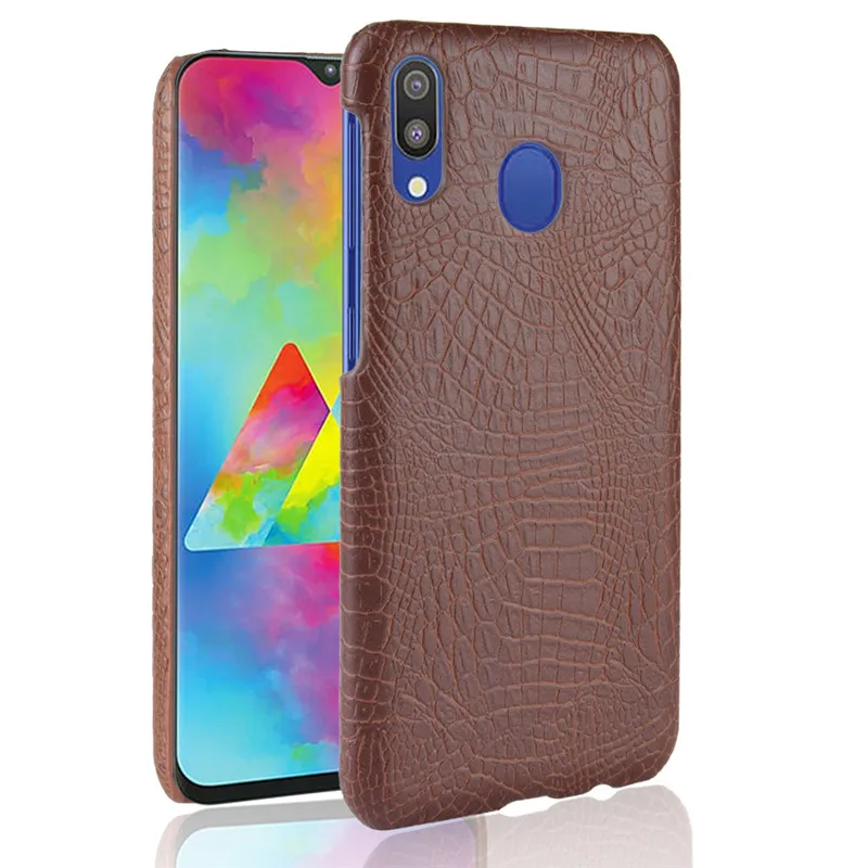Для Samsung Galaxy A20e чехол для телефона из твердой искусственной кожи роскошный