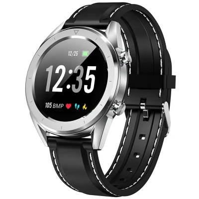 Silver Silicone Band № 1 DT28 BT 4,2 смарт часы 1,54 дюймовый сенсорный экран монитор сердечного ритма напоминания о двигательной активности Водонепроницаемый спортивные умные часы - Цвет: Silver Silicone Band