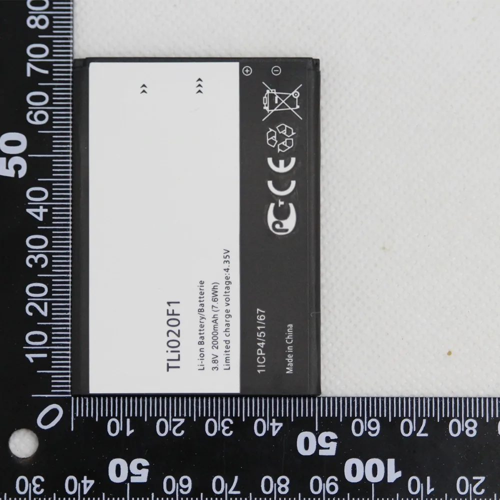 20 штук 2000 мАч внутренний телефон Батарея TLI020F1 для TCL J720T J726T Alcatel One Touch рoр 2 5042d C7 7040 OT