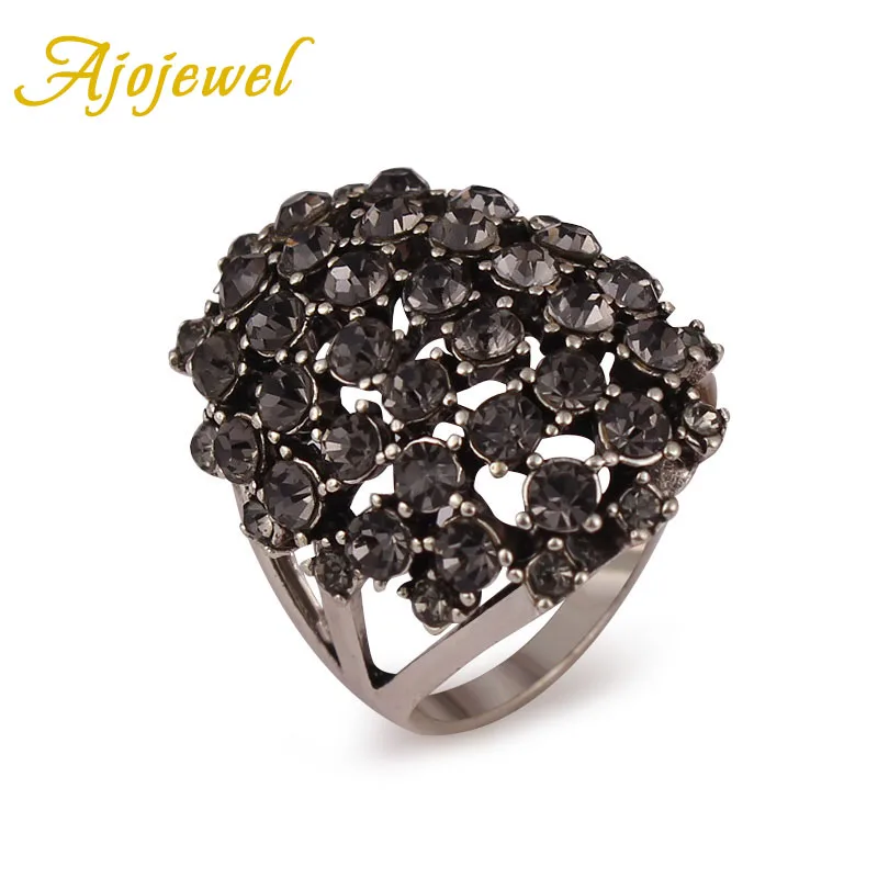 Женское Винтажное кольцо с кристаллами в стиле ретро|crystal rings for women|crystal ringbrand women |