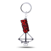 ms the walking dead key chain daryl crossbow key rings for gift chaveiro car keychain jewelry game key holder souvenir