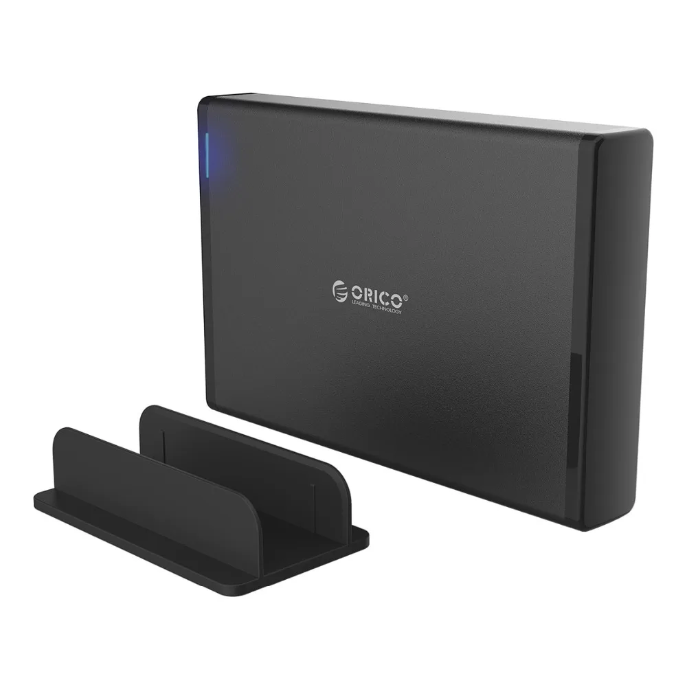 ORICO Алюминиевый жесткий диск HDD корпус USB3.0 к SATA3.0 3,5 дюймов HDD корпус док-станция Поддержка UASP 12V2A мощность