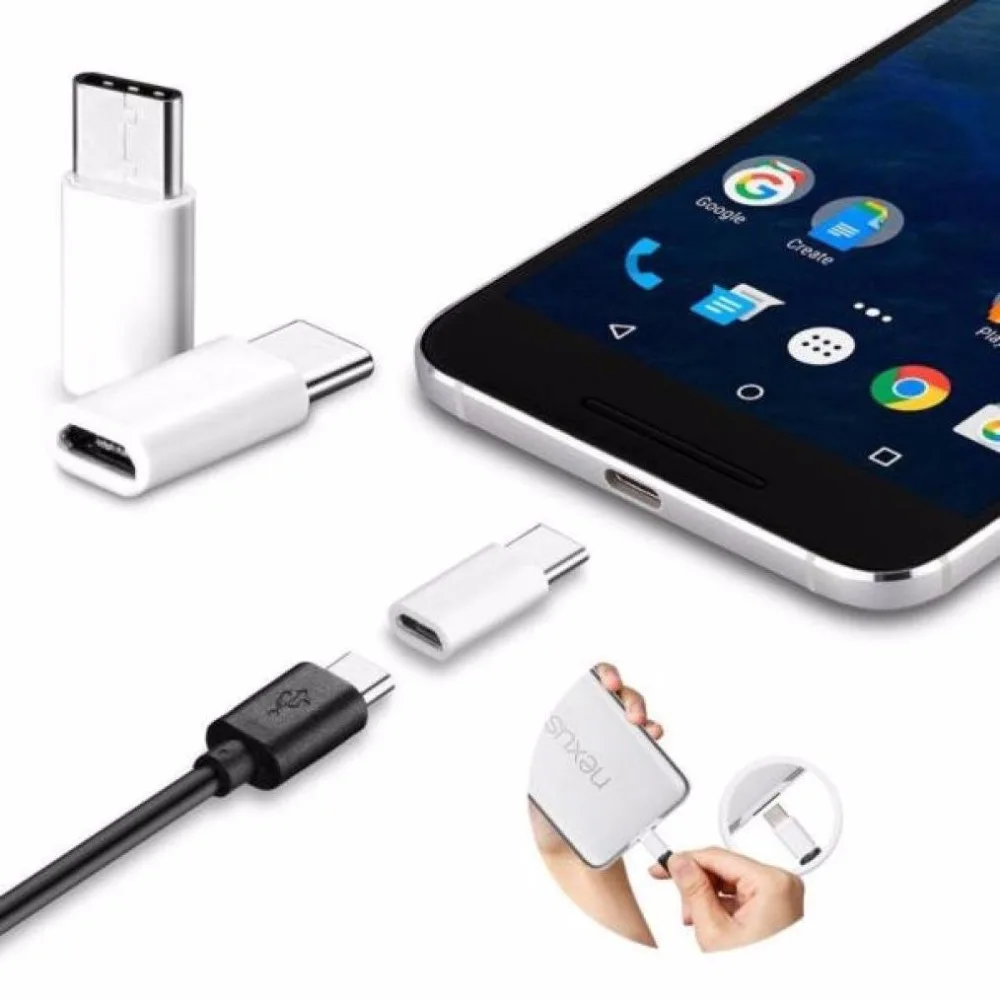 Горячая распродажа! 5 шт./лот USB 3. 0 Type C штекер на Micro гнездо | Электроника