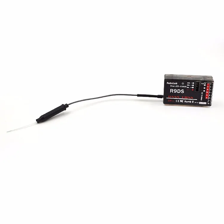 RadioLink R9DS 2.4G 9CH DSSS Receiver for AT9 Transmitter RC Helicopter Multirotor Support S-BUS F10491 | Электроника