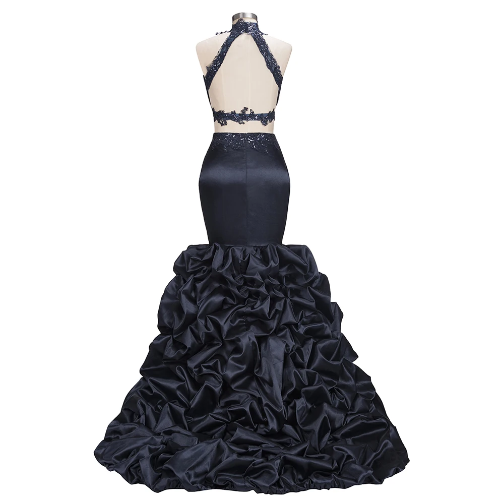 Babyonlinedress кружевные платья без рукавов с лямкой на шее и юбкой-годе для выпускного