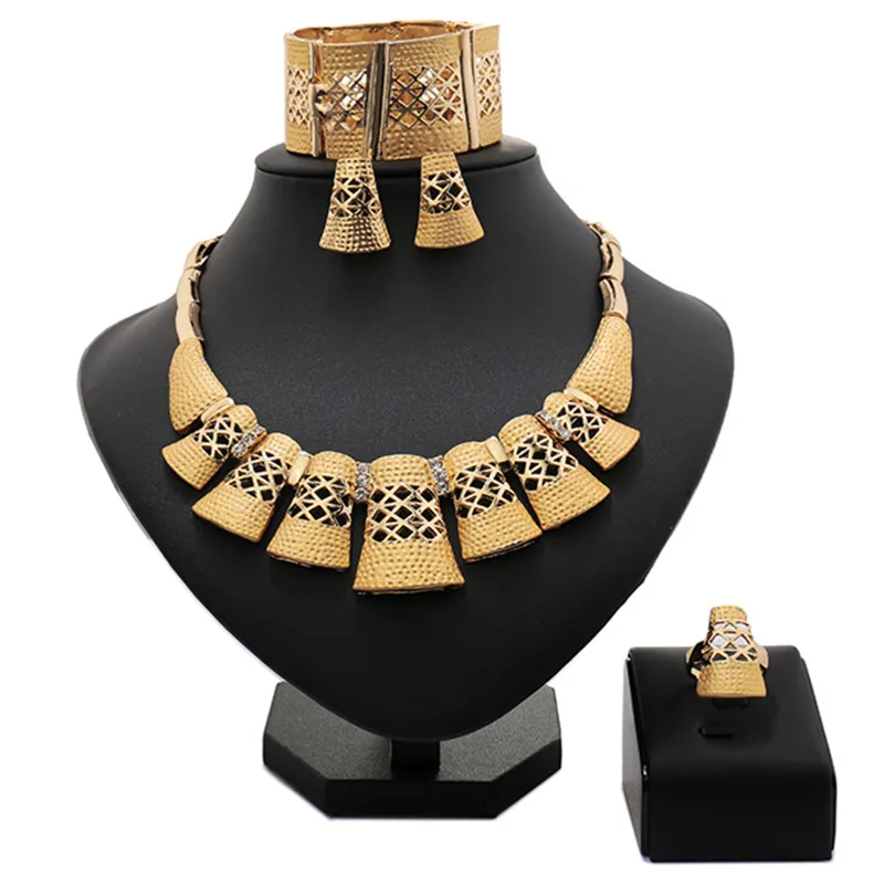 2018 модный топ изысканный комплект ювелирных изделий из африканских бусин Flash