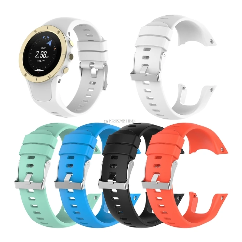 Силиконовый сменный ремешок на запястье для тренировочных часов Suunto