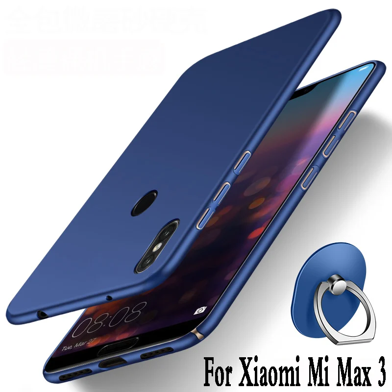 Чехол для Xiaomi Mi Max 3 из жесткого пластика роскошные чехлы Защитные мобильных