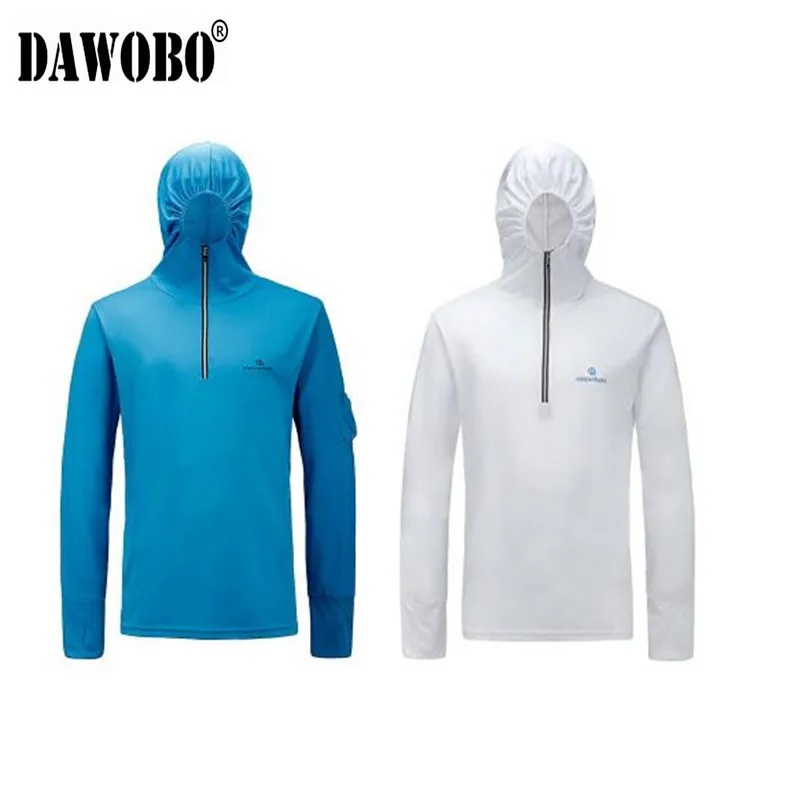 

2022 Summer men outdoor sport fishing clothing anti-mosquito quick-drying breathable 40+ Anti UV women hooded Fishing Shirts