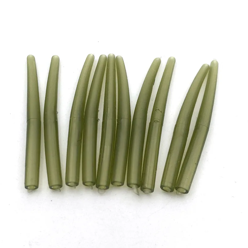 50 шт./компл. для рыбалки на карпа Chod Rig Безопасность рукава зажимами грузила слайд