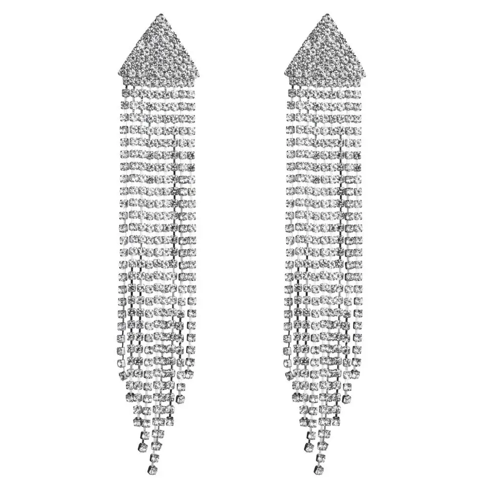 Новое поступление от SHIFEEL модные серьги в западном стиле женские длинные