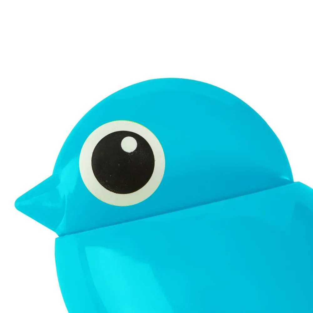 Пластиковый милый синий фиолетовый с рисунком птицы держатель зубной щетки