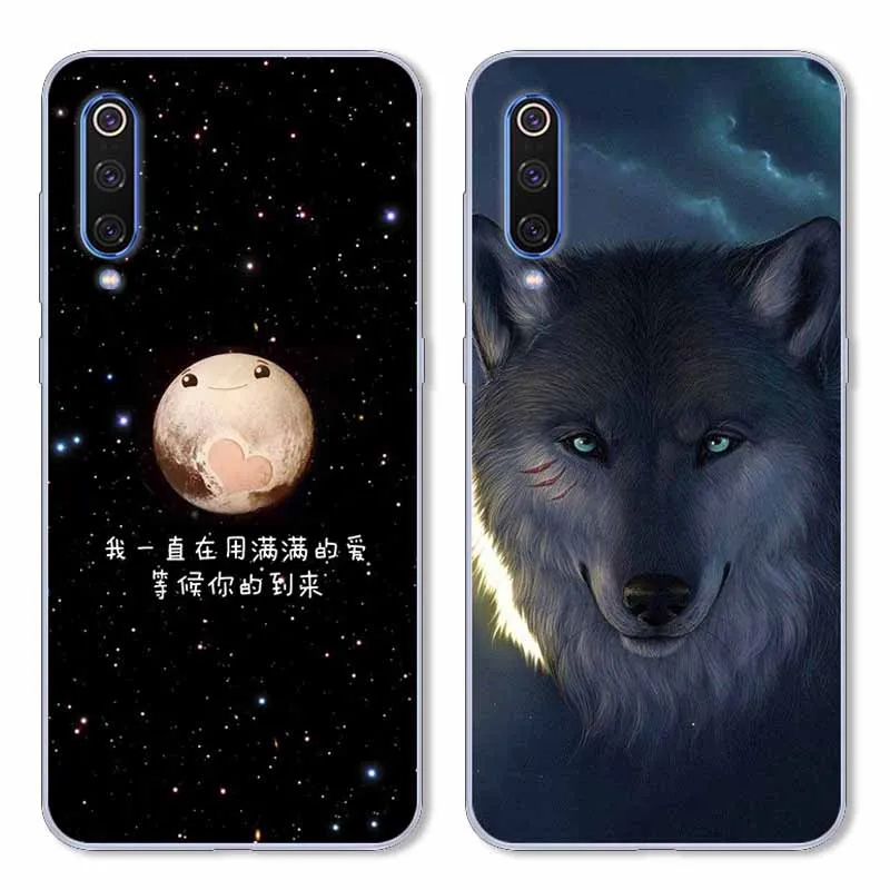 Для xiaomi mi 9 чехол mi 9 силиконовый чехол с изображением мультяшного слона, для xiaomi mi 9 чехол с милой собаки для маленького мальчика и девочки мягкая термополиуретановая накладка на заднюю панель M9 mi 9 бампер чехол funda