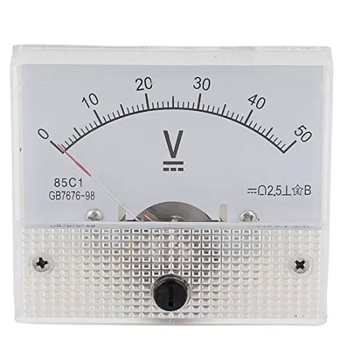 Указатель Напряжения постоянного тока 0 20 в 5 10 15 30 50 250 300 500 в|panel meter voltmeter|panel metervoltage